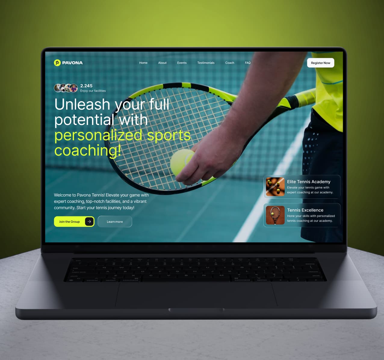Tenis Web Portfolio